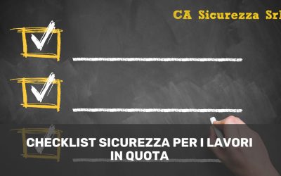 Checklist Sicurezza per i Lavori in Quota